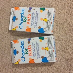 3/$15 2 Sets of Charades for Kids Cards NEW